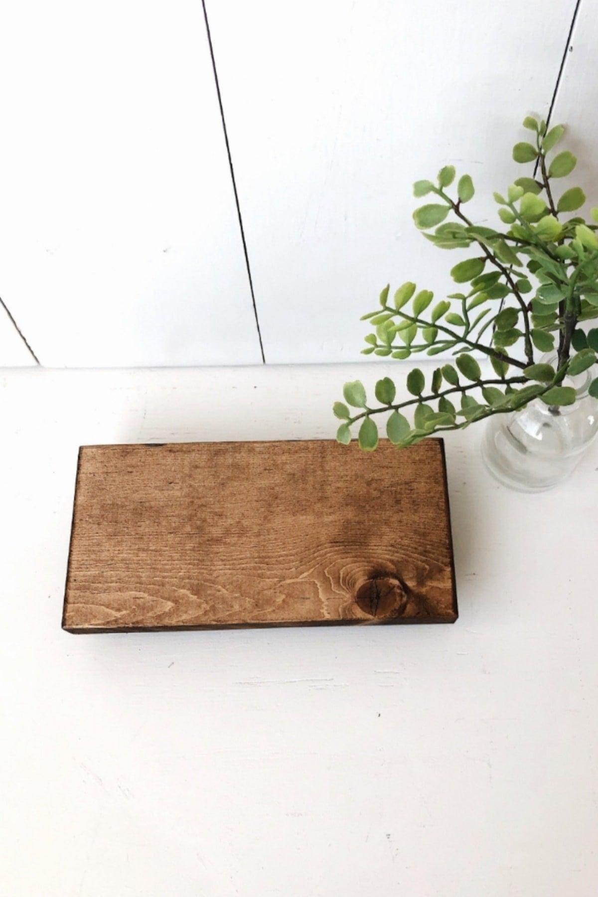 Brown Wooden Stand Kitchen And Bathroom