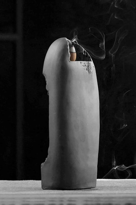 Buddha Incense Holder Decorative Burner Ambient Fragrance Black - Swordslife