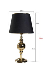 Buffet Lampshade Gold Black - Swordslife