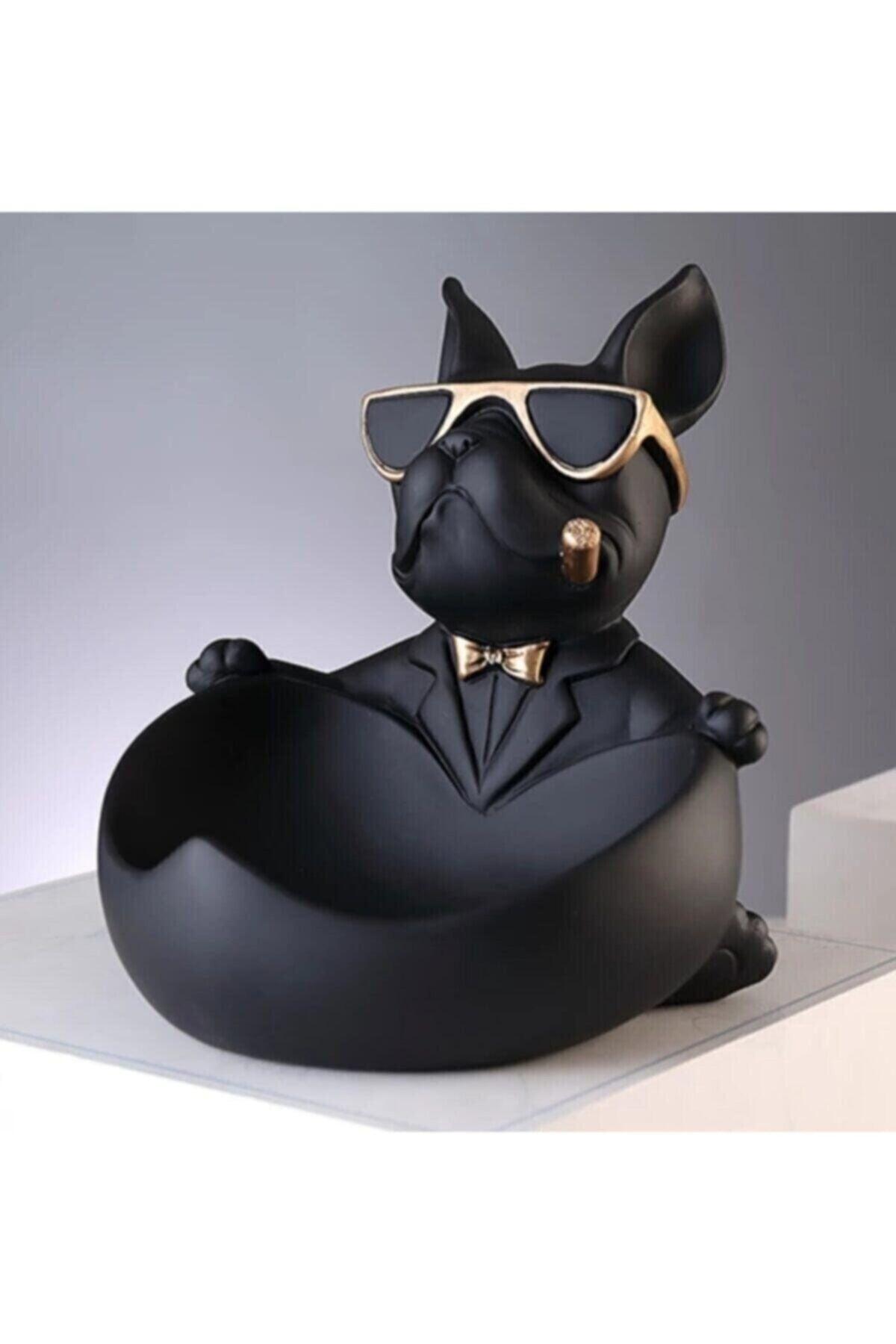 Bulldog Dog Decorative Sculpture Trinket Presentation Office Trinket - Swordslife