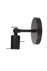 Demet Habek S Campaign Knuckle Moving Black Sconce E27 - Swordslife