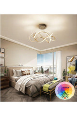 Burgaz Double Pendant Lamp Led Chandelier Gold Painted - Swordslife