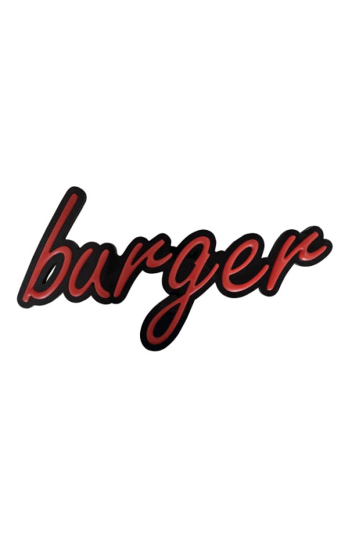 Burger Leon Led Sign Illuminated 41x81cm