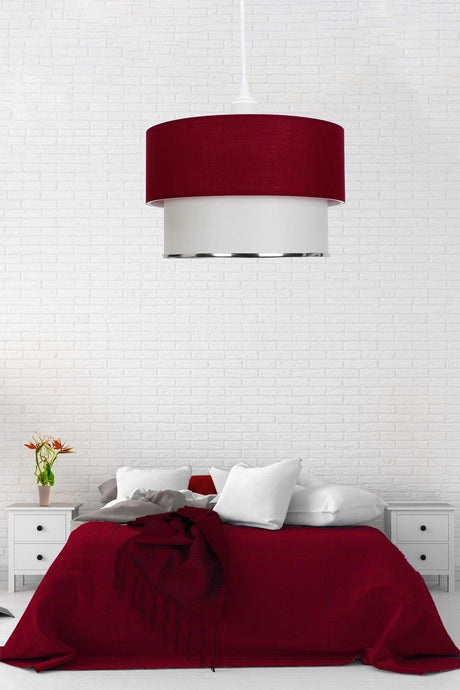 Claret Red Deco Single Pendant Chandelier - Swordslife