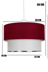 Claret Red Deco Single Pendant Chandelier - Swordslife