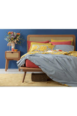 Buttercup Cotton Double Duvet Cover Set 200x220 Cm Yellow - Swordslife