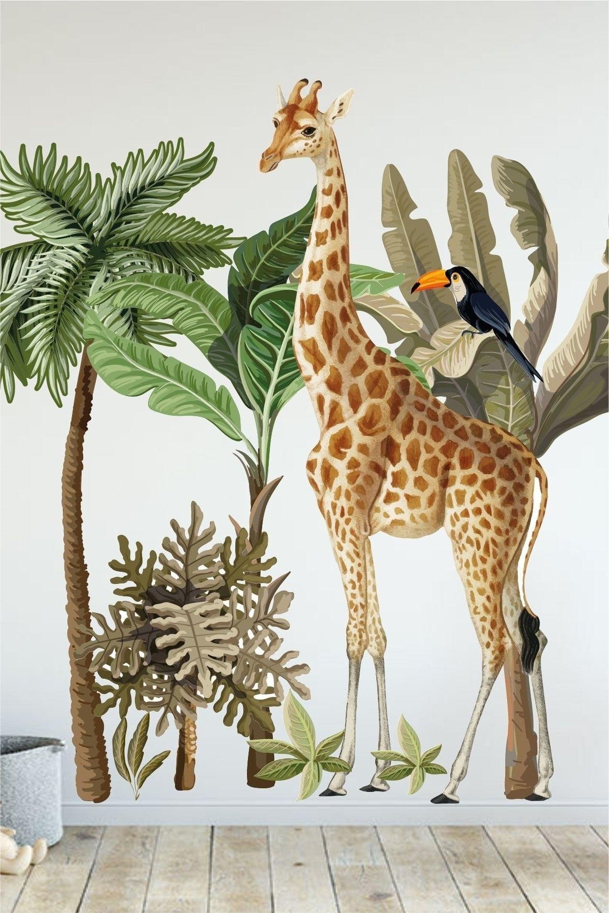 Big Size Safari Life Kids Room Wall Sticker - Swordslife