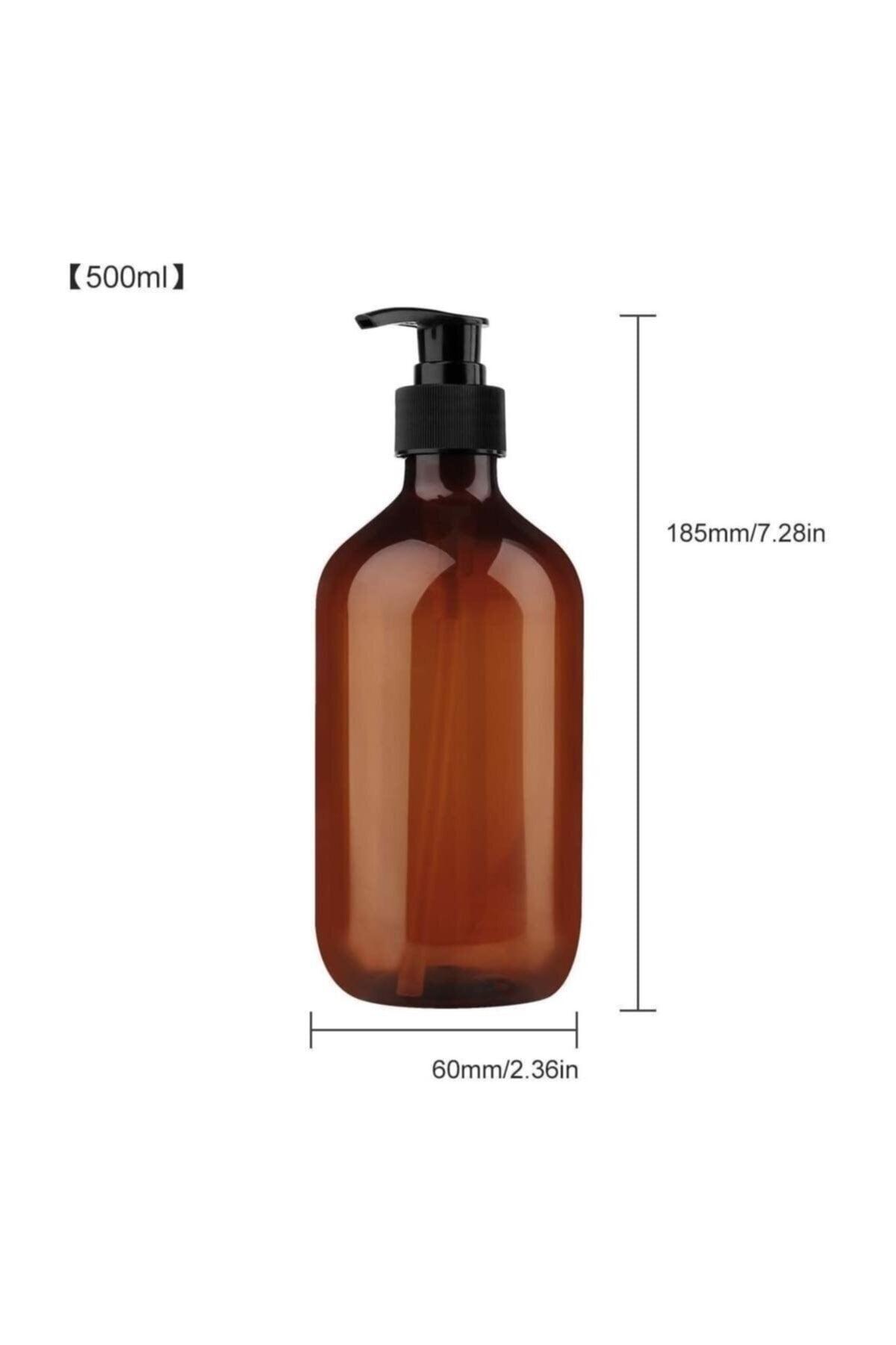 By Store/Amber Brown Glass Liquid Seife 500ml - Swordslife