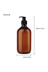 By Store/Amber Brown Glass Liquid Seife 500ml - Swordslife