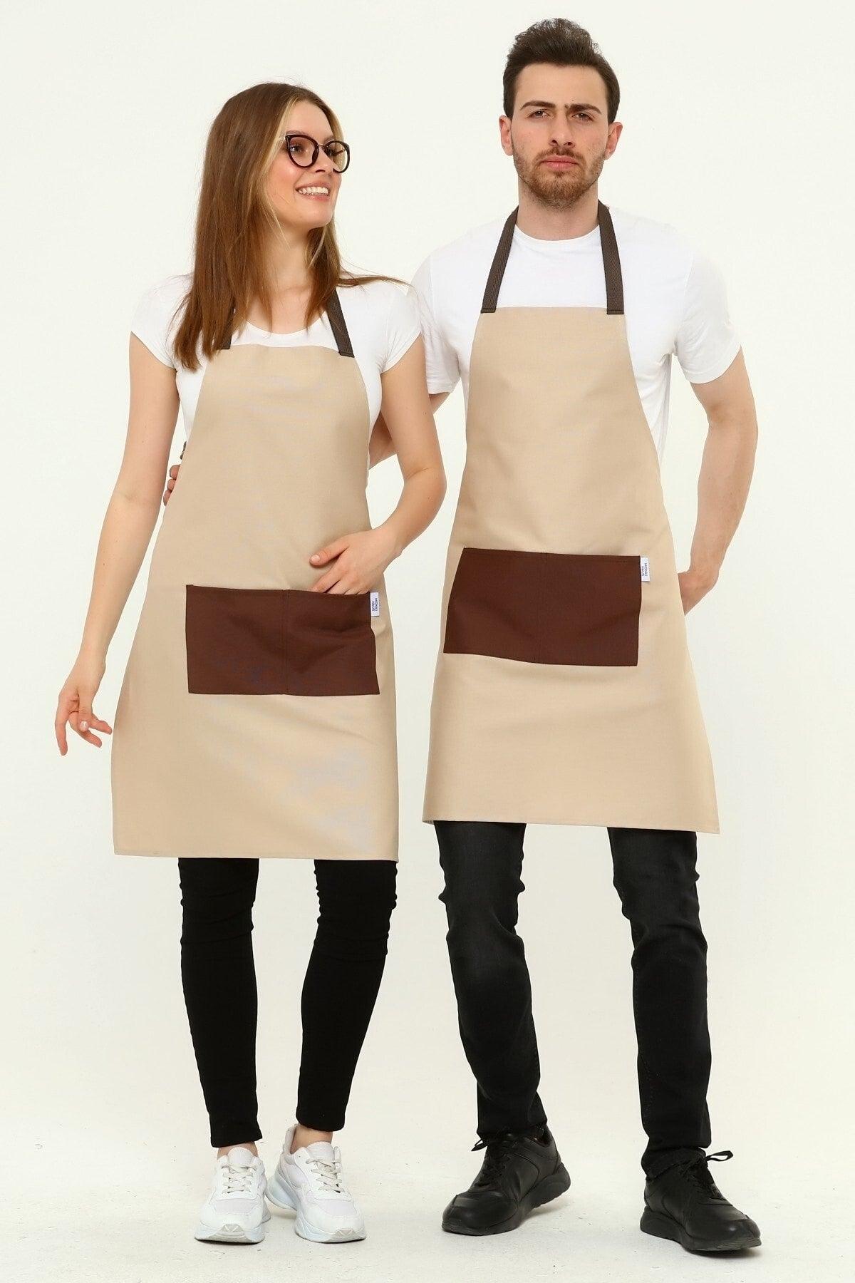 Cafe, Barista, Hairdresser, Kitchen, Chef, Chef, Painter And Florist Aprons Stain Resistant Black Apron - Swordslife