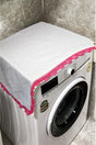 Washing Machine Cover, Authentic Fabric, Embroidered Lacy Machine Cover Ecru - Swordslife