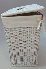 Laundry Basket,rattan White Autumn, Small - Swordslife