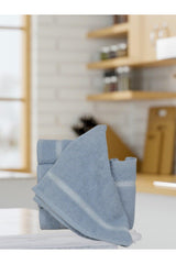 Can Set of 6 Gray Colored Soft/Water Absorbent Cotton 28x30 Kitchen Drying Wipes - Swordslife