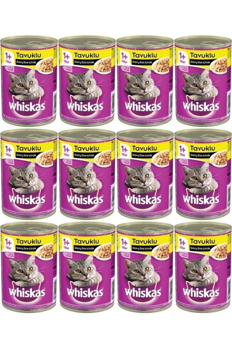 Canned Cat Food with Chicken 400 Gr X 12 Pieces