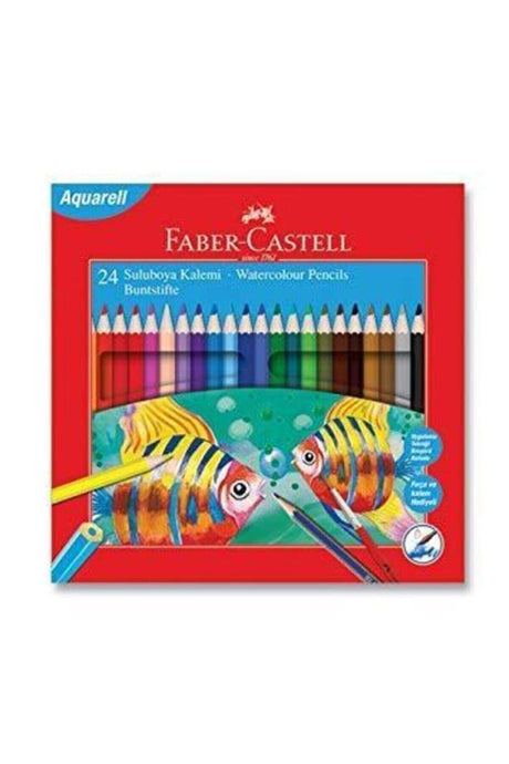 Cardboard Box Dry Watercolor Pencils 24 Colors