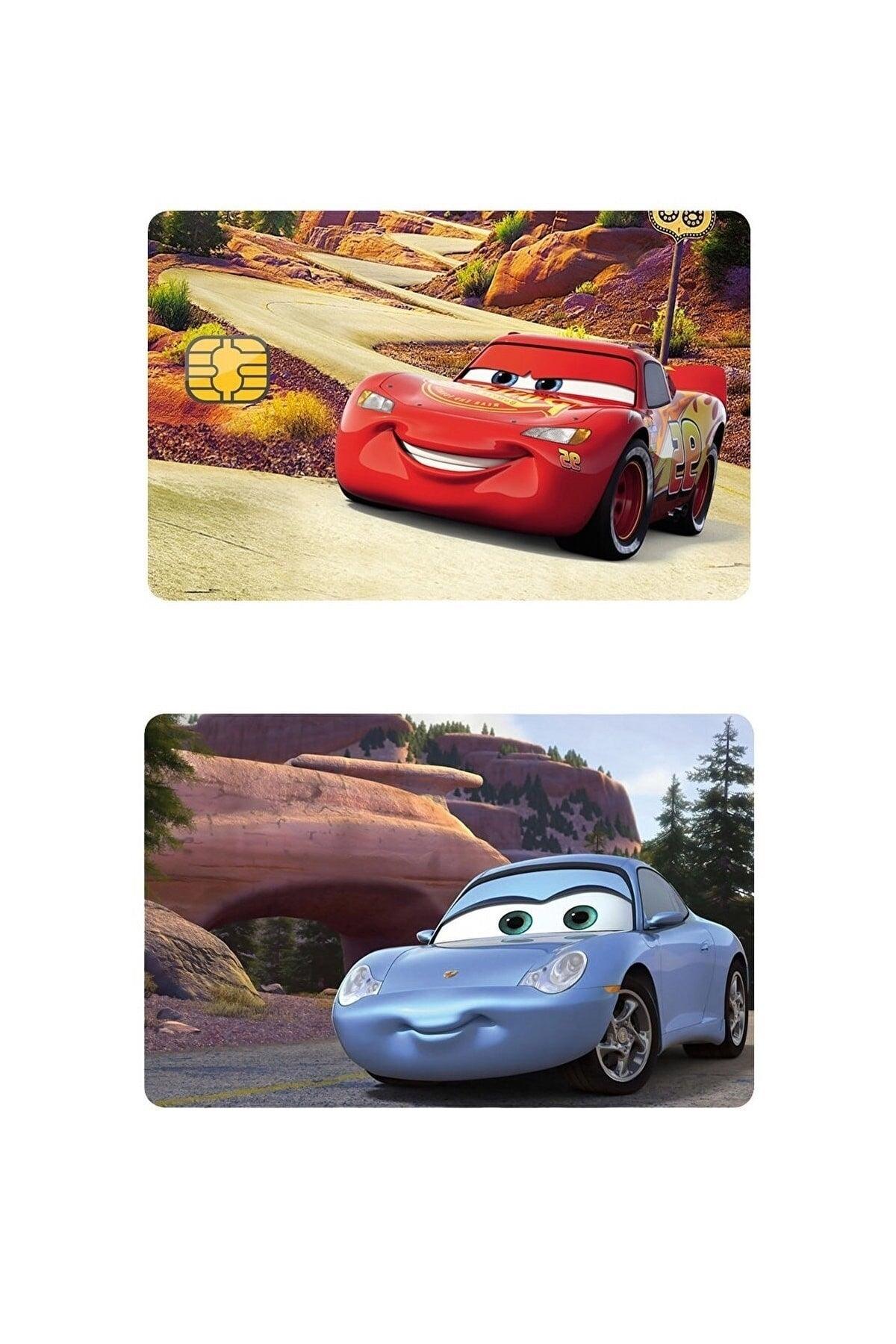 Cars Mcqueen And Sally Designed Card