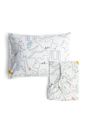 Sheet & Pillowcase Set - Zoo - Cream - 70 X 130 Cm - Swordslife