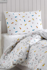 Cat Sheet Elastic Single Duvet Cover Set - Swordslife