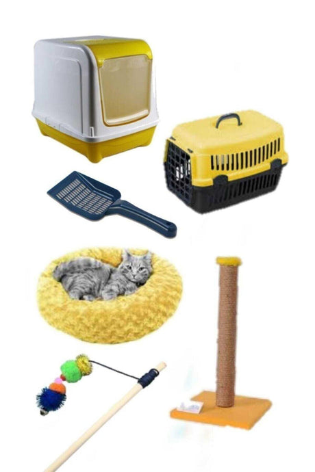 Cat Toilet Set and Necessities Set of 5