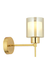 Cemre Gold Wall Lamp Modern Bedroom-Bed Head Design Wall Sconce - Swordslife