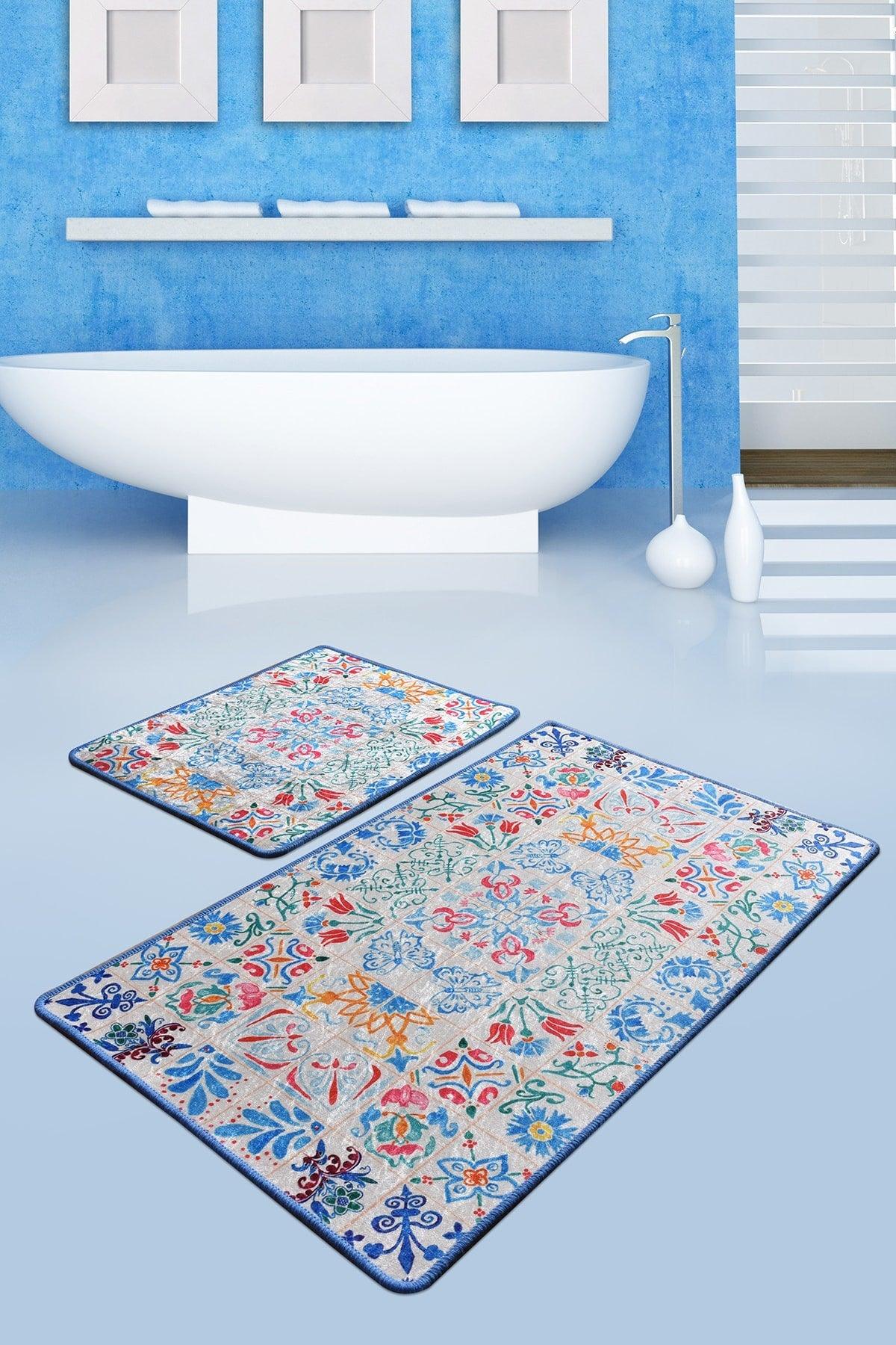 CERAMICA DJT 2 LI SET Bathroom Carpet, Mat Set - Swordslife