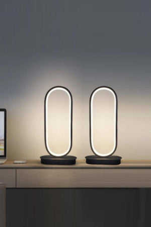 Ceyo Modern Design Double Led Lampshade Table Lamp - Swordslife