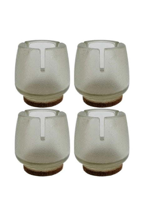 Chair Shoe 4 Pieces Transparent, Table Chair Floor Protector 17 Mm - 21 Mm - Swordslife