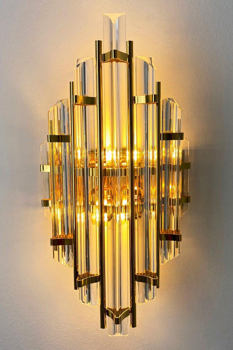 Champion Gold Color Sconce Single Wall Lamp Decorative Models For Hotel Cafe Restaurant - Swordslife