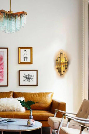 Champion Gold Color Sconce Single Wall Lamp Decorative Models For Hotel Cafe Restaurant - Swordslife