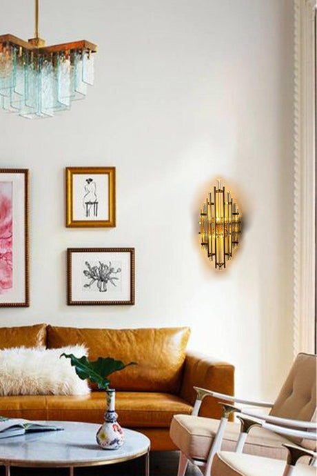 Champion Gold Color Sconce Single Wall Lamp Decorative Models For Hotel Cafe Restaurant - Swordslife