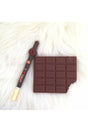 Chocolate Scented Notebook And Biscuit Ballpoint