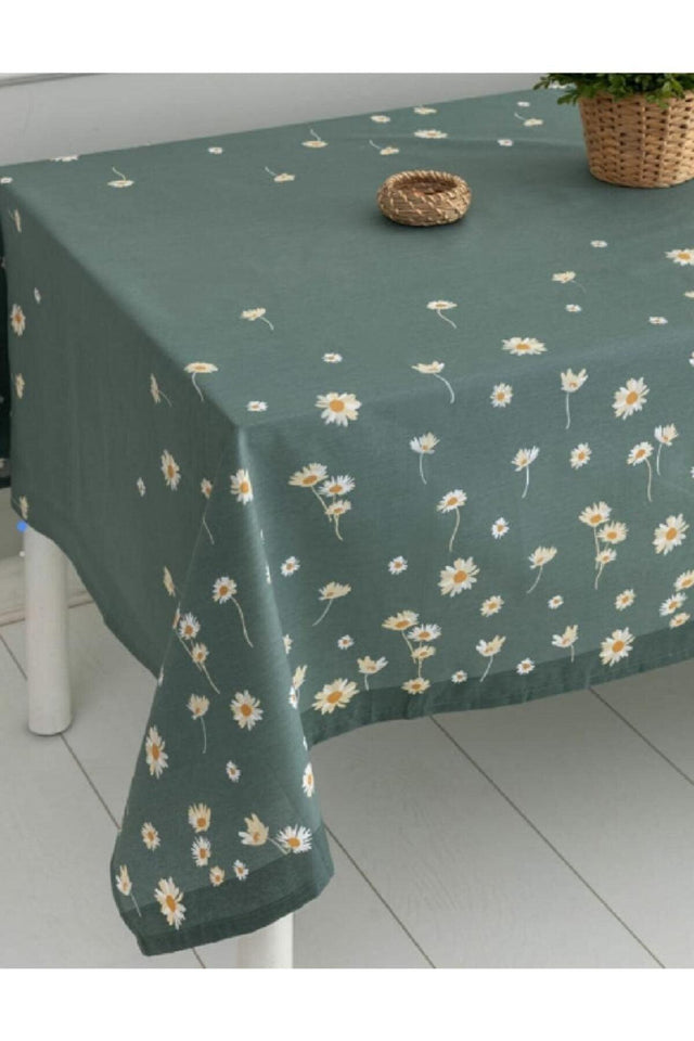 Floral Printed Cotton Table Cloth 150 X 180 Cm - Swordslife