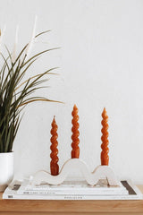 Ciel Light Beige Candlestick Holder - Swordslife