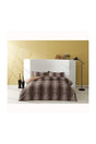 Double Cotton Satin Duvet Cover Set Leopard Brown - Swordslife