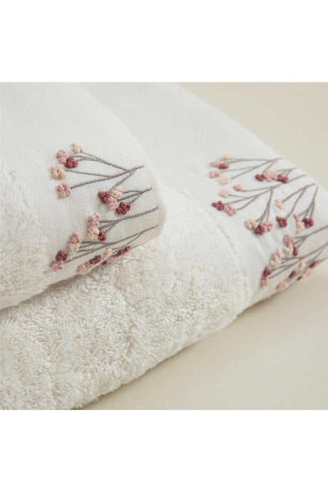 Cindee Hand Towel 30x50 cm Ecru - Swordslife