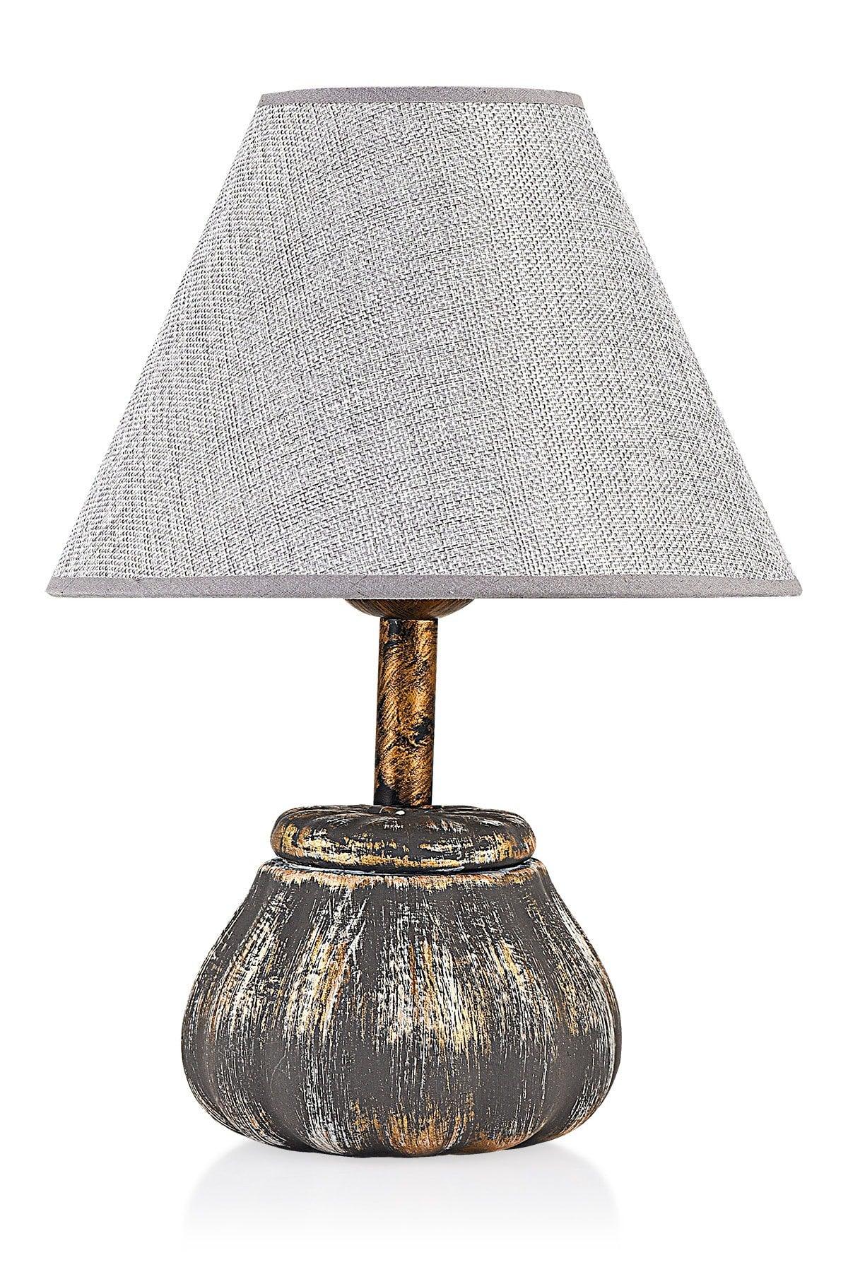 Citrouille Ceramic Lampshade Brown Gray Srmk-53 - Swordslife