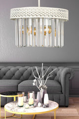 Citrus 3rd White Lux Crystal Stone Chandelier - Swordslife