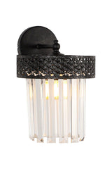 Citrus Sconce Lux Crystal Stone Black - Swordslife