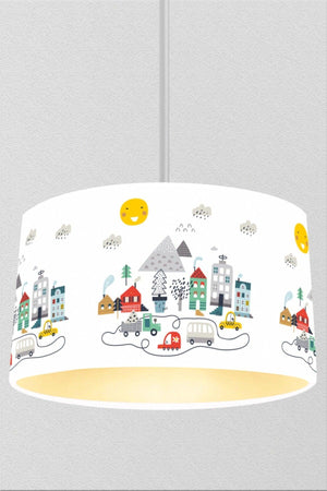 City Themed Children's Room Pendant Chandelier - Swordslife