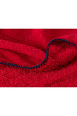 Claire Double Sherpa Plain Blanket - Red - Swordslife