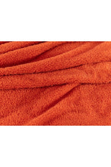 Claire Sherpa Double Plain Blanket - Orange - Swordslife