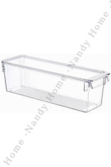 Mini Tall Clear Refrigerator & Cabinet Organizer with Lid - 3 Pieces - Swordslife