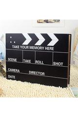 Clapperboard Special Design Black Leaf Photo