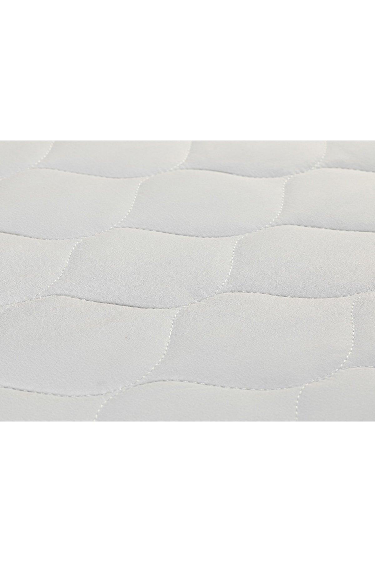 Classy Quilted Filled Double Mattress 160x200 + 30 Cm White - Swordslife