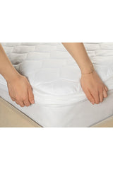 Classy Quilted Filled Double Mattress 160x200 + 30 Cm White - Swordslife