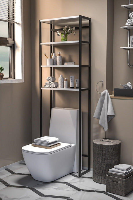 Closet Top Organizer Shelf Bathroom Organizer Closet Top Shelf Bathroom Shelf Cabinet - Swordslife