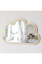 Cloud Mirror Kids Room Decor Unbreakable Wooden Ornament - Swordslife