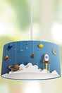 Clouds And Space Shuttle Child Pendant Chandelier - Swordslife