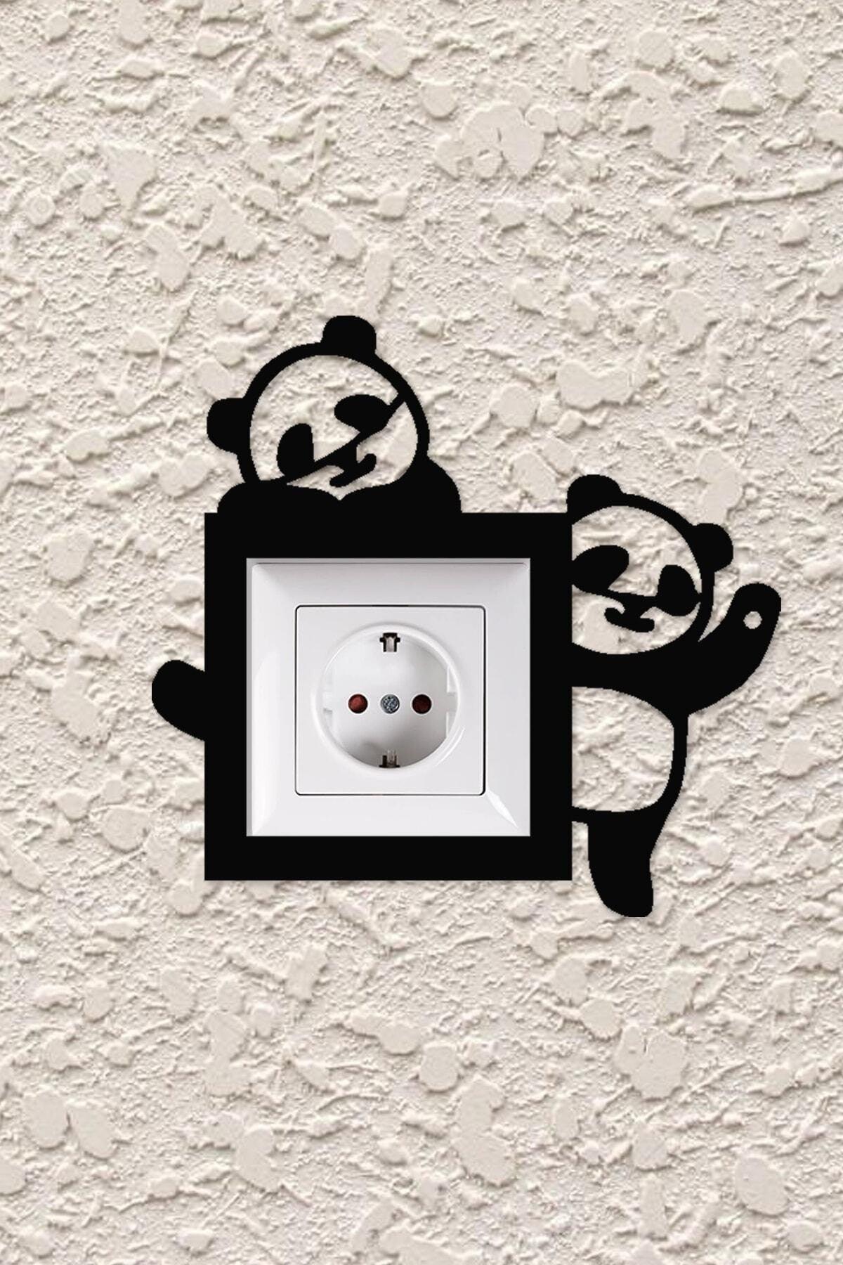 Kids Room Socket Frame Black Laser Cut Decoration Product - Swordslife