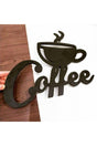 Coffee Kitchen Decor Kitchen Wall Decoration Wooden Graffiti - Swordslife